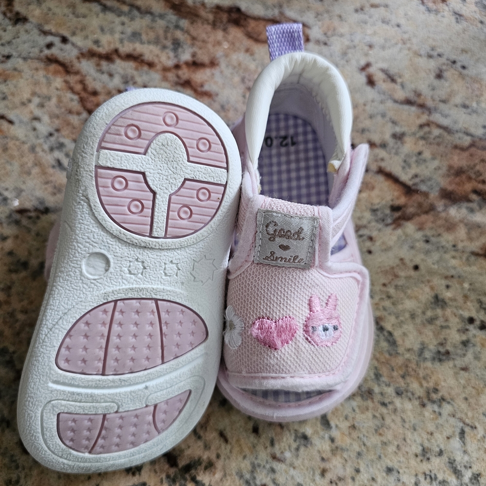 Charming Pink Baby Walker Shoes